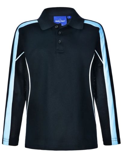 Picture of Winning Spirit, Mens TrueDry L/S Polo